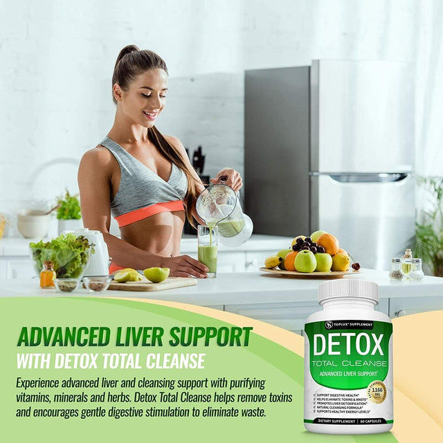Liver Cleanse Detox Colon & Repair Formula - 60 Capsules