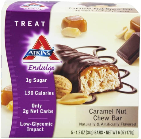 Atkins Endulge Caramel Nut Chew Bar