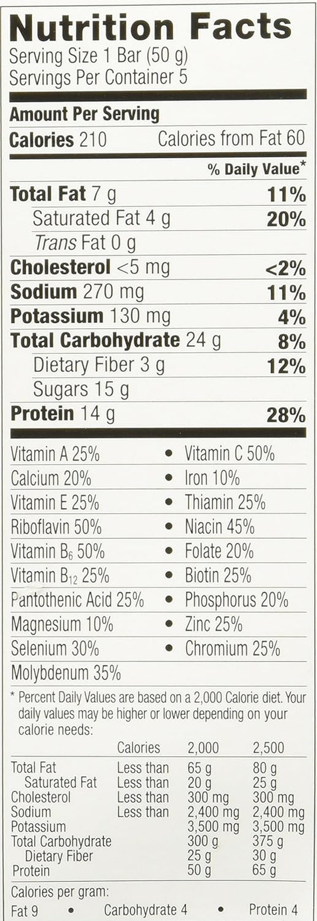 Zone Perfect Chocolate Peanut Butter 5 Bars - Pack of 2- 8.8 0Z Each