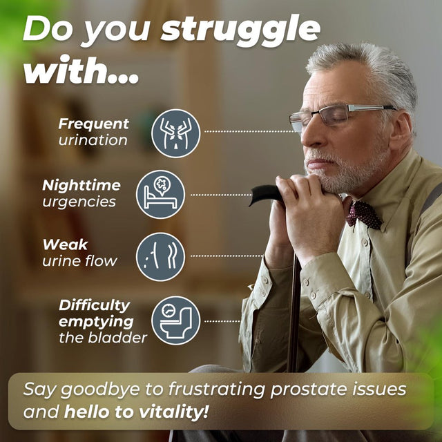 Prostate Supplements for Men - Fast Relief from Dribbling, Urgency, and Performance Issues by Purehealth Research