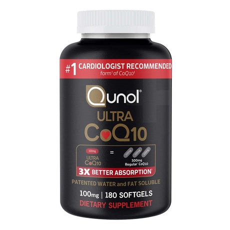 Qunol Ultra Coq10 100 Mg., 180 Softgels