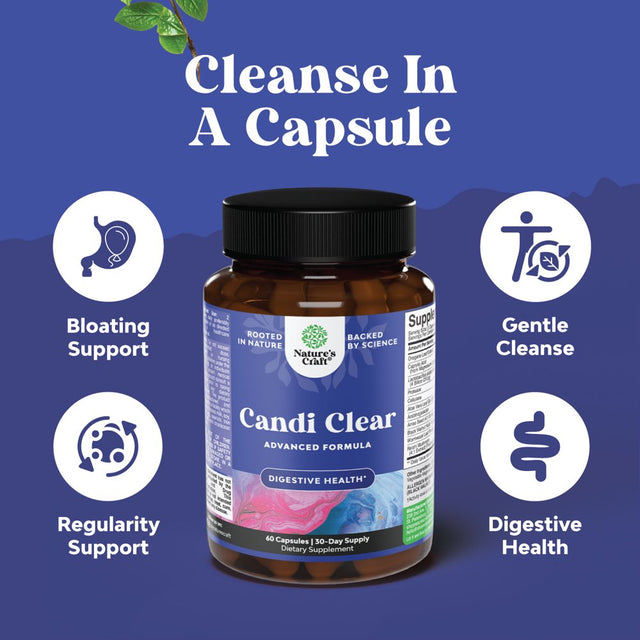 Daily Cleanse Gut Health Supplement - Gut Cleanse Probiotic Supplements for Digestive Health - Herbal Cleanse Pills with Super Digestive Enzymes with Probiotics and Prebiotics for a Digestive Cleanse