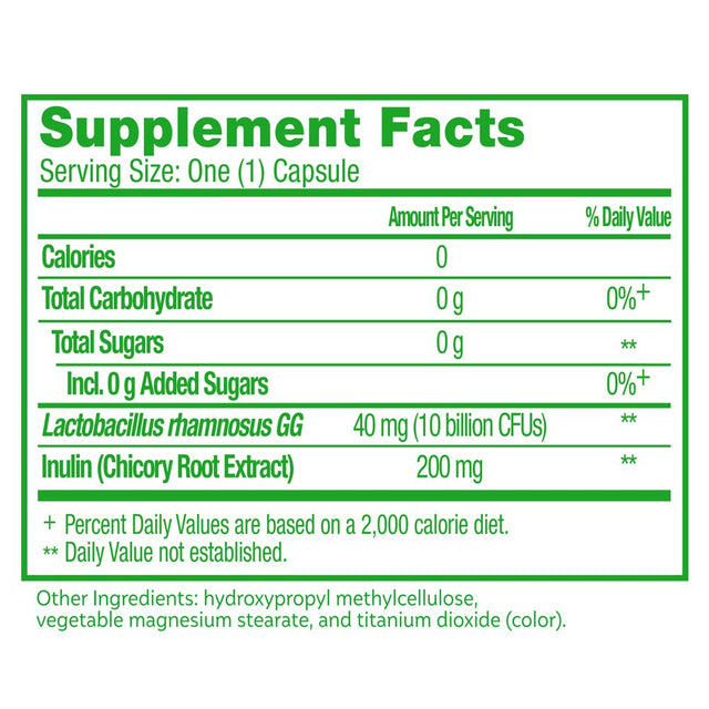 Culturelle Digestive Daily Probiotic Capsules for Digestive Health for Men and Women, 30 Count