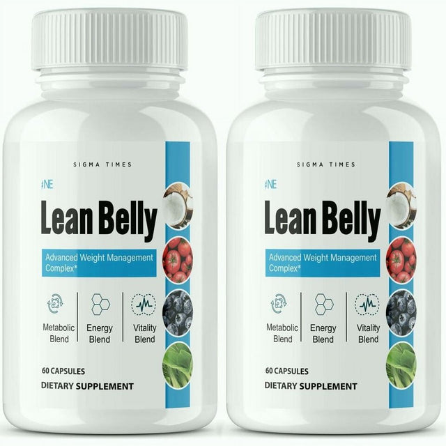 Lean Belly Juice Weight Loss, Appetite Control Supplement Pills 60 Capsule (Pack of 2)