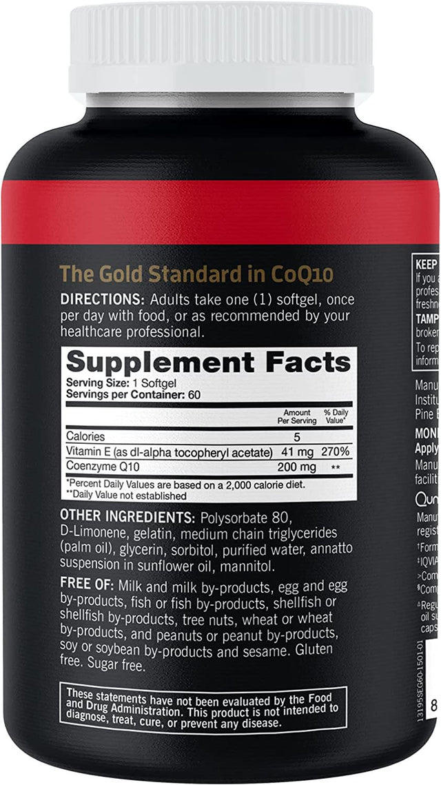 Qunol Ultra Coq10, Extra Strength, 200 Mg, 60 Softgels