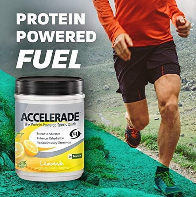 Accelerade Pacifichealth, All Natural Sport Hydration Drink Mix with Protein, Carbs, and Electrolytes for Superior Energy Replenishment - Net Wt. 4.11 Lb., 60 Serving (Orange)