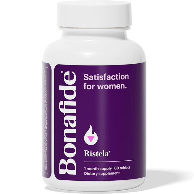 Bonafide Ristela – Plant-Based, Hormone-Free Women’S Supplement to Boost Satisfaction during Intimate Moments*, 60 Ct – 1 Month Supply