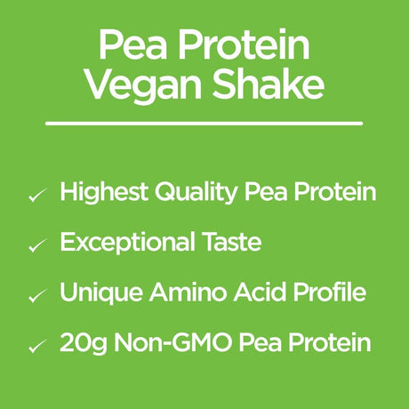 Vegansmart Naturade Plant Based Pea Protein Powder - Gluten Free, Dairy & Soy Free, Non-Gmo, No Cholesterol - Recovery W/Amino Acids - Vanilla (15 Servings)