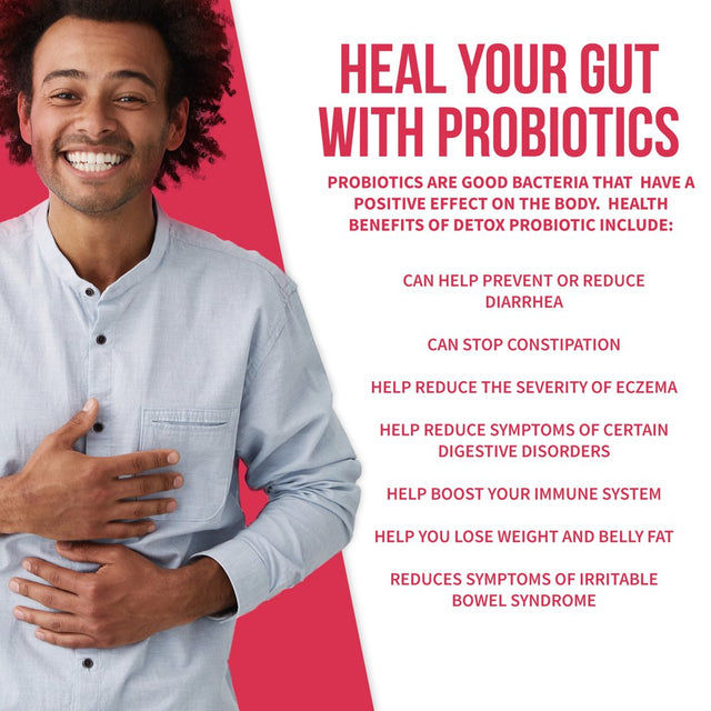 Detox Probiotic by Gobiotix | Prebiotics & Digestive Enzymes to Promote Gut & Liver Health