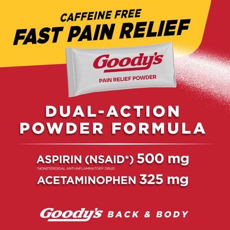 Goody'S Back and Body Pain Relief Powder, 24 Powder Sticks