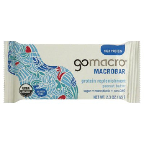 Go Macro Macrobar Protein Replenishment Peanut Butter 2.3 Oz (Pack of 15) - Pack of 15