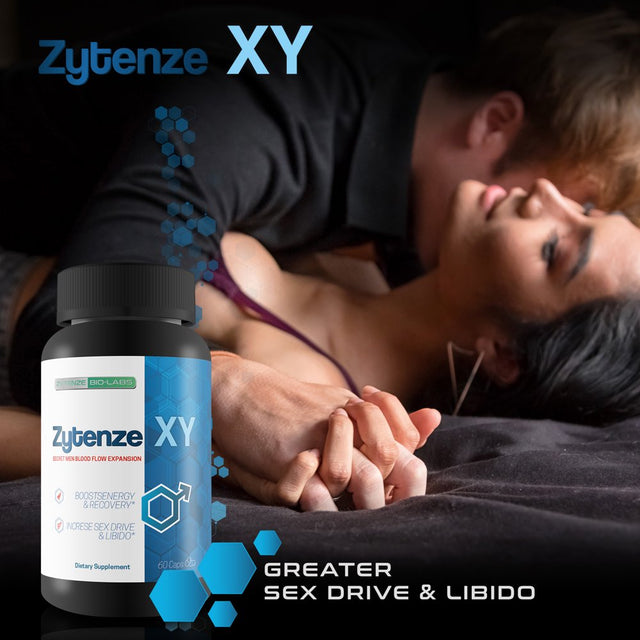 Zytenze XY - Male Expansion Formula & Testosterone Support - Secret Men Blood Flow Expansion - Use Zytenze to Help Boost Male Energy, Recovery, Drive, Libido, Circulation, Nutrient Delivery