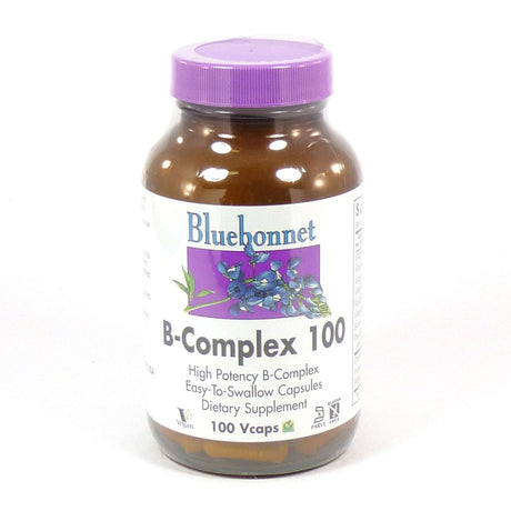 Bluebonnet Nutrition - B Complex 100 High Potency - 100 Vegetarian Capsules