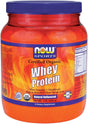 Now Foods Whey Protein Natural Unflavored, Organic - 1 Lb. 2 Pack