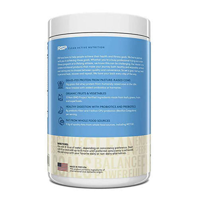 Truefit Meal Replacement Shakes Powder, Grass Fed Whey Protein, Vanilla, 2 Lb