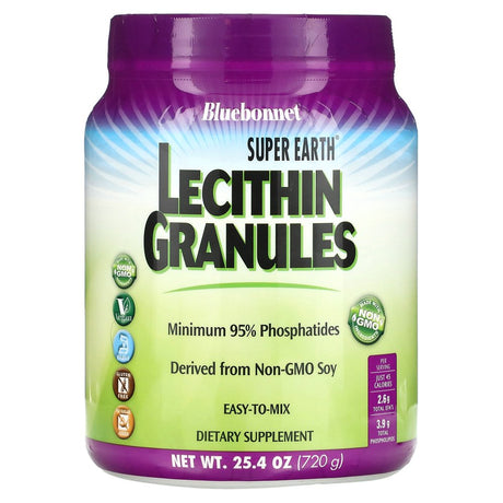 Bluebonnet Nutrition - Lecithin Granules Natural Soya - 25.4 Oz.