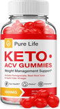 Pure Life Keto ACV Gummies - Advanced Formula Pure Life Keto Apple Cider Vinegar Gummies 1000Mg 60 Gummies