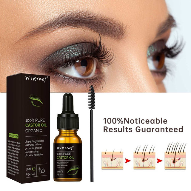 Xipoxipdo Eyelash Rapids Growth Solution, Eyebrow Eyelash Enhancement Nutrient Solution, Curling Thick and Mild Care Nutrient Oil 10Ml