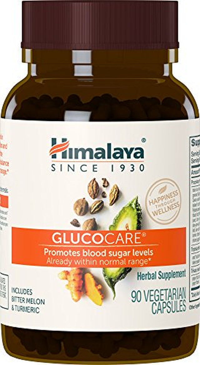 Himalaya Glucocare/Diabecon for Balanced Blood Sugar Support, 626 Mg, 90 Capsules, 22 Day Supply