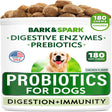 Bark&Spark Probiotics for Dogs, Chicken, 180 Soft Chews, 15.2 Oz (432 G)