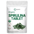 Certified Organic Spirulina Tablets, 3000 Mg, 720 Tablets, Rich in Vegan Protein, Vitamins & Prebiotics, Non-Gmo