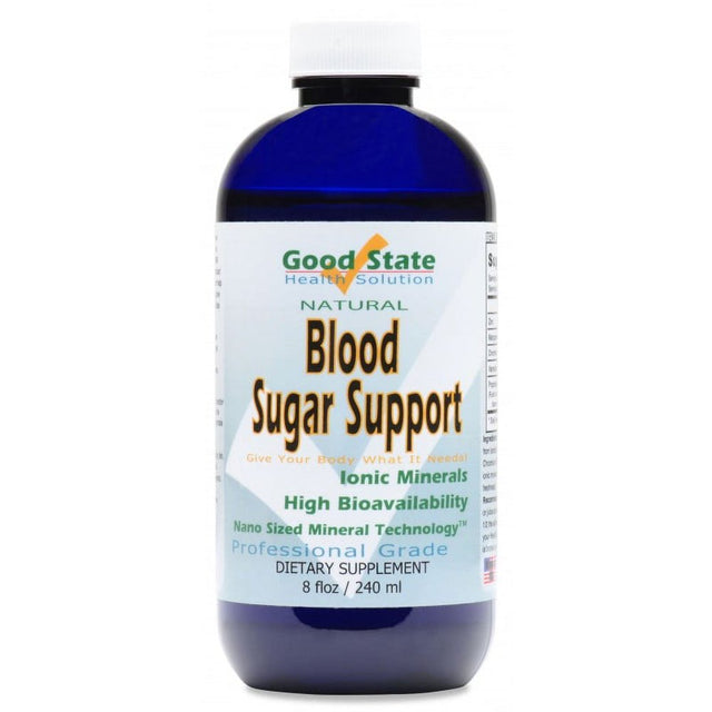 Good State Liquid Ionic Minerals - Blood Sugar Support - (96 Day Supply) (8 Fl Oz)