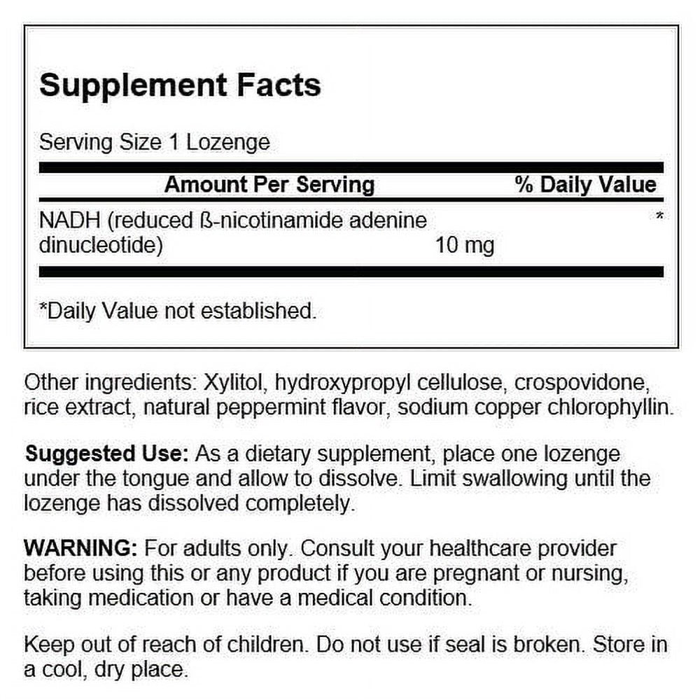 Swanson Nadh - Fast-Acting Peppermint Lozenges 10 Mg 30 Loz 4 Pack ...