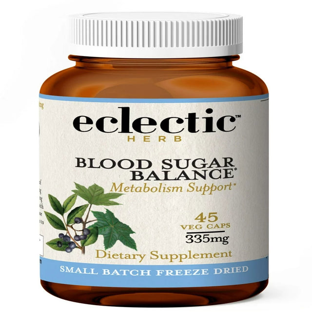 Eclectic Institute Inc Blood Sugar Balance, 45 Caps