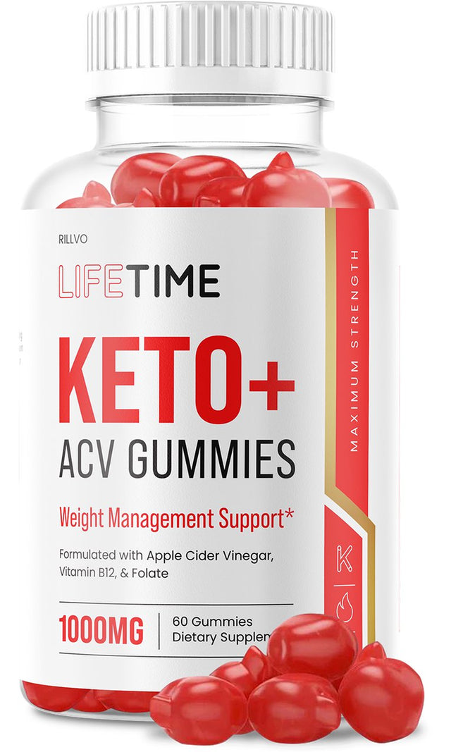 (1 Pack) Lifetime Keto Gummies - Life Time Keto ACV Gummy’S - Supplement for Weight Loss - Energy & Focus Boosting Dietary Supplements for Weight Management & Metabolism - 60 Gummies