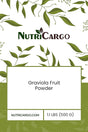 Nutricargo Graviola (Guanabana) Fruit Powder 1.1 LBS (500 G)