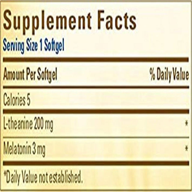 Nature Made Natural Sleep Aid Liquid Softgels 30 Ea (Pack of 3)