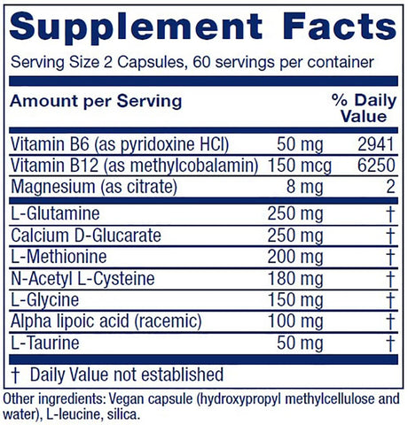 Vitanica Endocrine Disruptor Relief, Liver Detox Cleanse Support, Dr. Formulated Liver Support Supplement with Calcium D-Glucarate, ALA, NAC, L-Glycine & More, Vegan, 120 Capsules