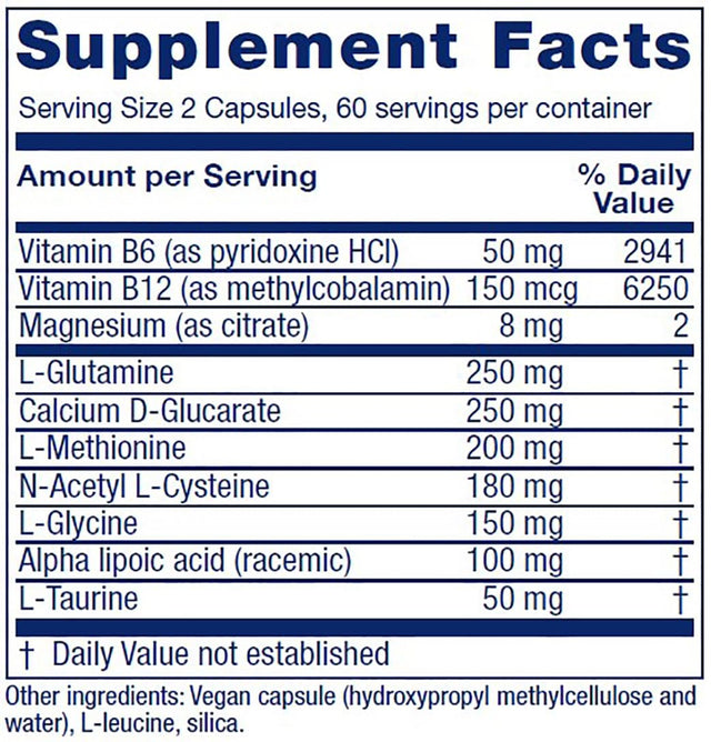 Vitanica Endocrine Disruptor Relief, Liver Detox Cleanse Support, Dr. Formulated Liver Support Supplement with Calcium D-Glucarate, ALA, NAC, L-Glycine & More, Vegan, 120 Capsules