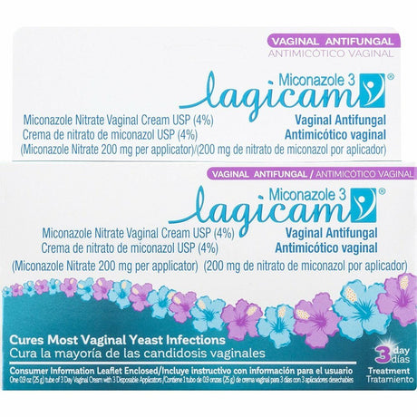 Lagicam Antifungal Miconazole Nitrate 3 Day Vaginal Cream, 0.9 Oz