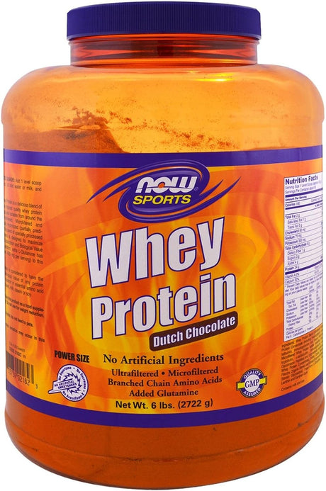 Now Foods - Whey Protein Chocolate 6 Lb