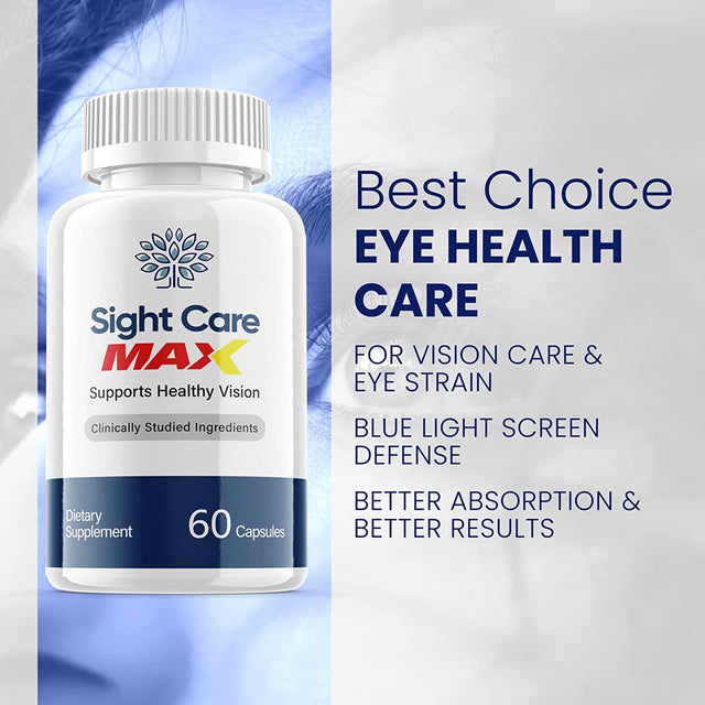 (1 Pack) Sight Care Max - Revolutionary Advanced Vision Matrix Formula - Supports Healthy Vision - Dietary Supplement for Eyes Sight - 60 Capsules