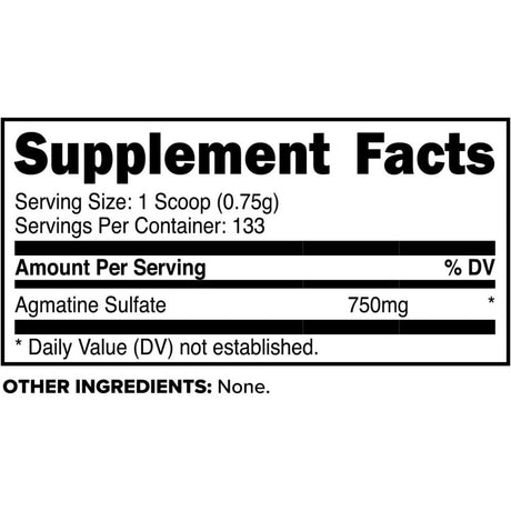 HTYSUPPLY Agmatine Sulfate Powder Supplement, 100 Grams – Promotes Nitric Oxide Production / Enhances Performance