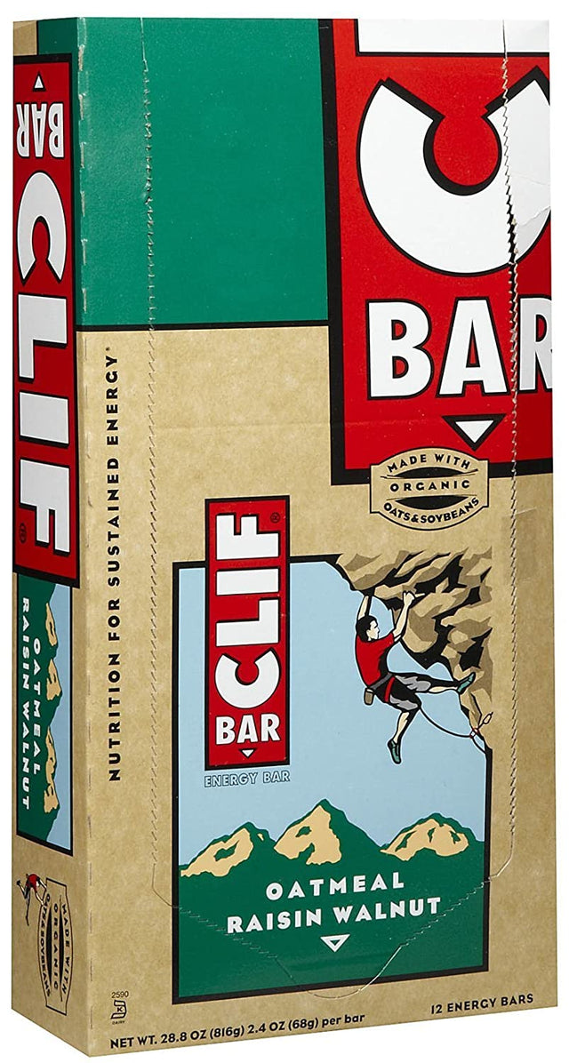 Clif Bar Energy Bars, Oatmeal Raisin Walnut, 12 Ct