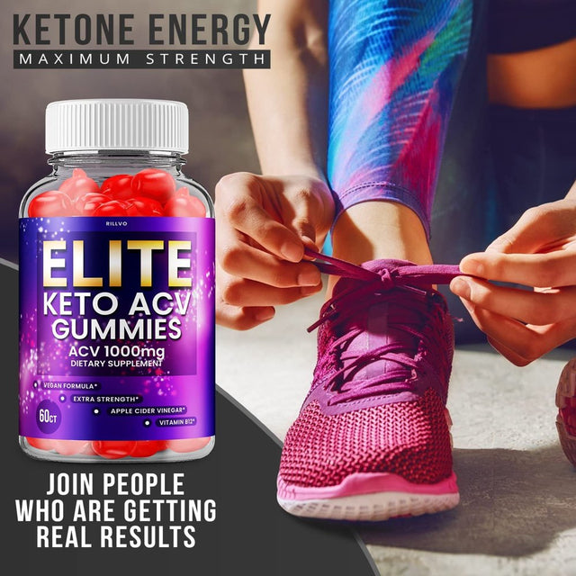 Elite Keto ACV Gummies Elite Keto + ACV 500 Mg Advanced Formula Apple Cider Vinegar Keto Gummies 60 Gummies