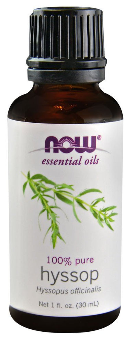 NOW Essential Oils Hyssop -- 1 Fl Oz