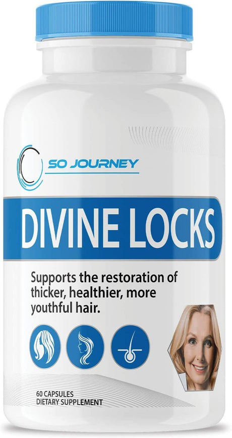 Divine Locks Supplement Complex Hair Vitamins 60 Capsules