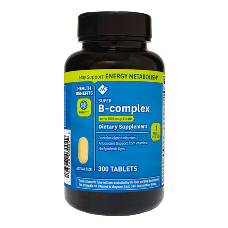 Member S Mark Super B-Complex Dietary Supplement (300 Ct.)