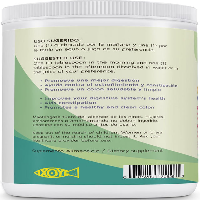 Colosan plus Colon Cleanse Guanabana Flavor- Whole Psyllium Husk with Probiotics, Prebiotics, and Aloe Vera