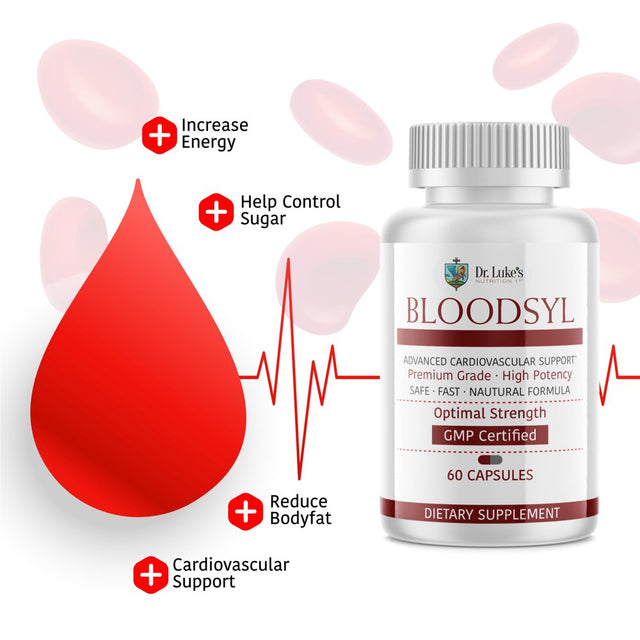 Bloodsyl- Sugar/Heart/Advanced Cardiovascular Support - 60 Capsules- Dr. Luke'S