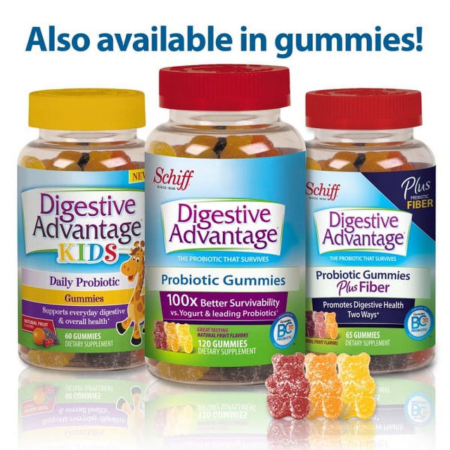 Digestive Advantage Daily Probiotic, Survives Better than 50 Billion - 30 Capsules