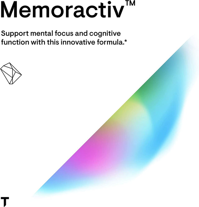 Thorne Memoractiv - Nootropic Brain Supplement for Focus, Creativity, and Concentration - Ashwagandha, Ginkgo, Lutemax, Bacopa, Pterostilbene - Gluten-Free, Dairy-Free - 60 Capsules - 30 Servings