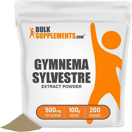 Bulksupplements.Com Gymnema Extract Powder, 500Mg - Supports Heart Health (100G - 250 Servings)