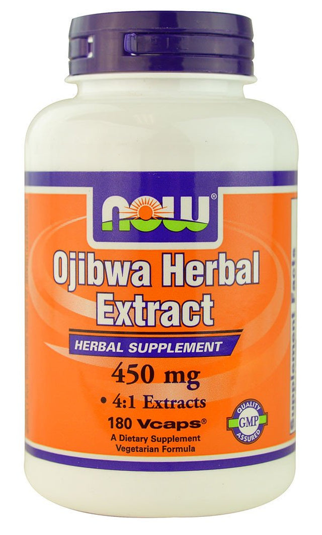 NOW Ojibwa Herbal Extract -- 450 Mg - 180 Vegcaps