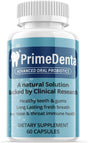 (1 Pack) Prime Denta - Advanced Oral Probiotics Formula for Healthy Teeth and Gums, Fresh Breath, Ear, Nose, Throat, and Immune Health Supplement - 60 Capsules