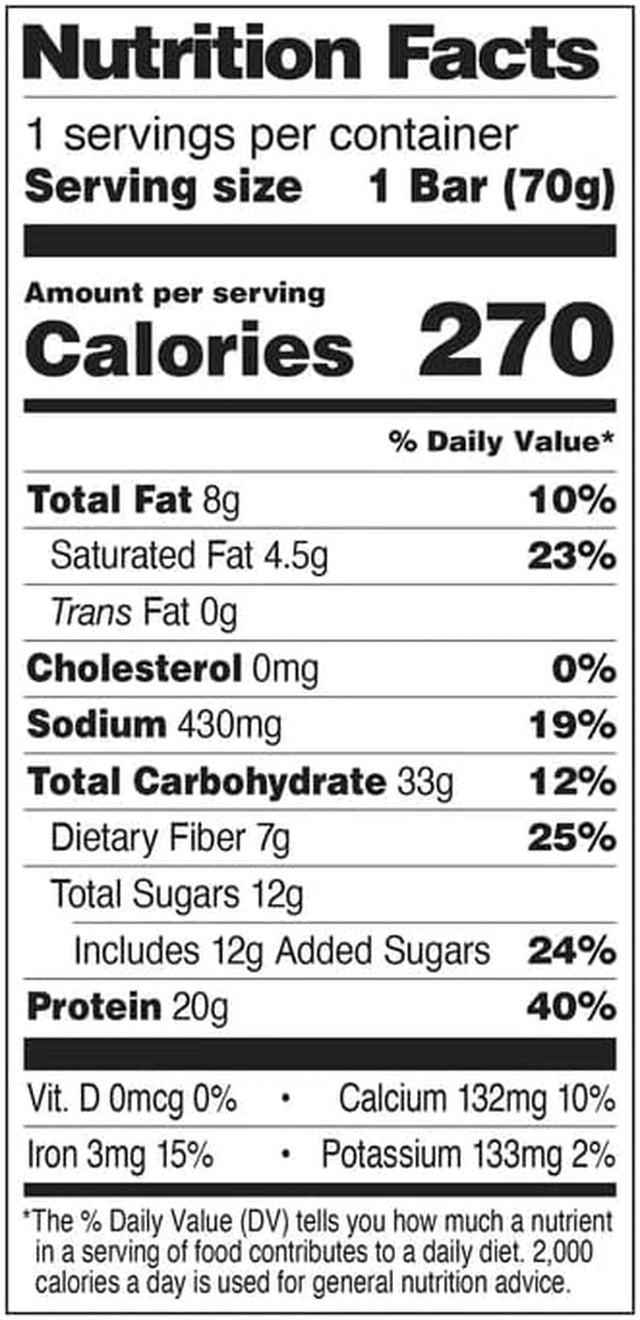 Probar, Bar Base Protein Cookie Dough, 2.46 Ounce